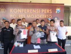 Polres Mojokerto Amankan Oknum Kades Diduga Korupsi Dana Desa