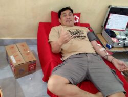 Donor Darah Digelar Di Mesjid Haji Fahri Green Cakra Hidayat Parang anoa Kecamatan Pallangga,