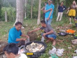 Panen Raya Kolam Ikan Ketahanan Pangan Desa Padang Serasan.