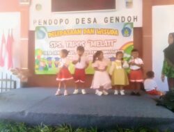Acara Perpisahan PAUD Melati binaan PKK Desa Gendoh-Kecamatan Sempu.