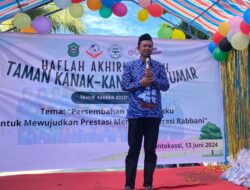 Penamatan TK Ibnu Umar Borongtala Desa Bontokassi berlangsung khidmat.