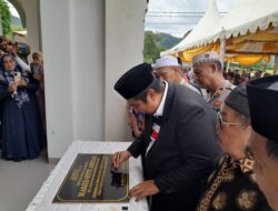 Bupati Maros, Dr. H.A.S Chaidir Syam, S.IP., Meresmikan Masjid SITTI AMINAH