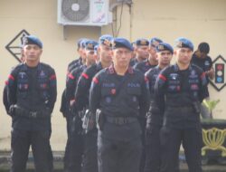 Personel Brimob Bone Ikuti Apel Gelar Pasukan Operasi Patuh Pallawa 2024, Ini Pesan Danyon Ichsan
