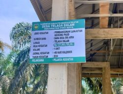 Pengelolaan Anggaran Dana Desa Telaga Dalam Diduga Terindikasi Mark Up