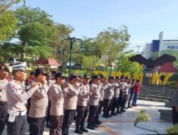 Polres Soppeng Gelar Apel Kesiapan dan Pengecekan dalam Rangka Pengaman Kono Road Race Bupati Cup 2024