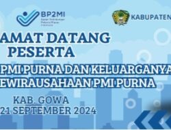 Pelatihan Purna TKI Yang Dilaksanakan Di Lantai Dua Toko Serba Ada Di Sungguminasa.
