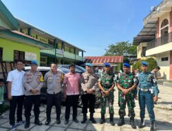 Sinergitas Bidpropam Polda Sulbar Bersama POM TNI Santuni Anak Yatim