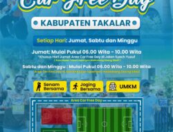 Ciptakan Ekonomi Kerumunan, Pemkab Takalar Tata Alun-Alun dan Gelar Car Free Day