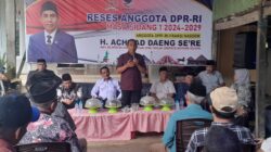 Fraksi Nasdem Anggota DPR RI H. Achmad Daeng Se’re, Kembali Melaksanakan Reses di Kabupaten Gowa