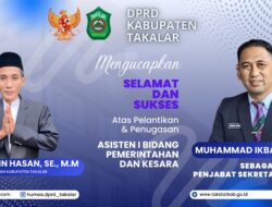 Iklan Ucapan Selamat Sekwan DPRD Kab. Takalar Sulawesi Selatan