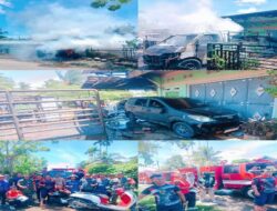 Breaking news : Cepat Tanggap Satgas Pemadam Kebakaran Bengkulu Selatan Amankan Si Jago Merah