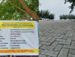 Pembangunan Sarana Penunjang MTQ Provinsi Riau Di Bengkalis Dikecam: Cor Tipis, Paving Bergelombang