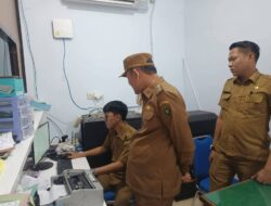 Wakil Bupati Bengkulu Selatan, Melakukan Sidak Perdana di Bulan September Ke Kantor (Bapenda) Bengkulu Selatan.