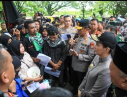 Kapolda Maluku UtaraTemui Massa Aksi, Maluku Utara imbau sampaikan aspirasi dengan damai