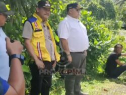 Bupati bersama Wakil Bupati Bengkulu Selatan menghadiri Titik Nol Pembangunan Pergantian Jembatan Sekunyit Kecil.