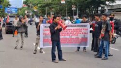 AMNI Geruduk Polrestabes Makassar, Diduga Oknum Jatanras Tangkap Lepas Pencuri Emas Suap Rp100juta