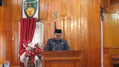 Sekretaris Daerah, Ir. Susmanto, M.M, hadiri Rapat Paripurna DPRD Kabupaten Bengkulu Selatan